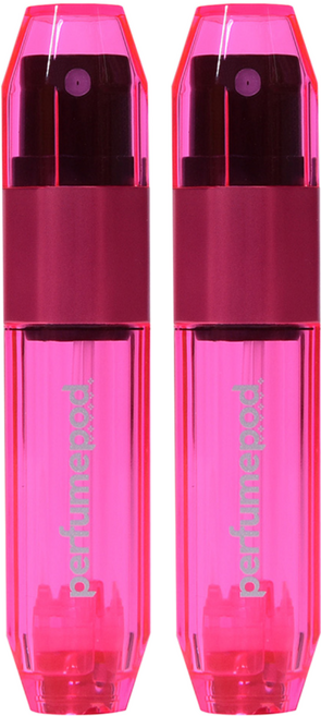 트라발로 퍼퓸팟 아이스 펌핑식 충전 휴대용 향수공병 5ml, 핑크, 2개