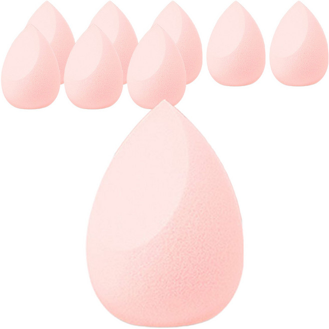 메리쏘드 찰떡쿵 퍼프 3p, 연핑크, 9개