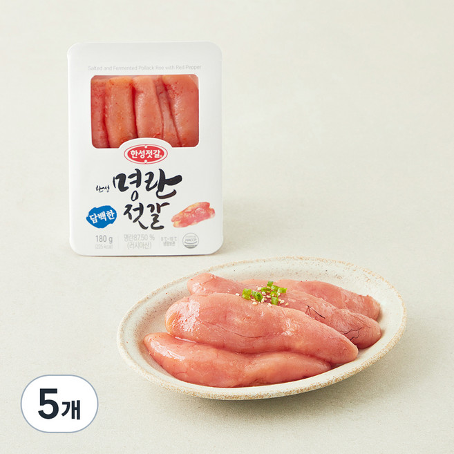 한성젓갈 명란, 180g, 5개