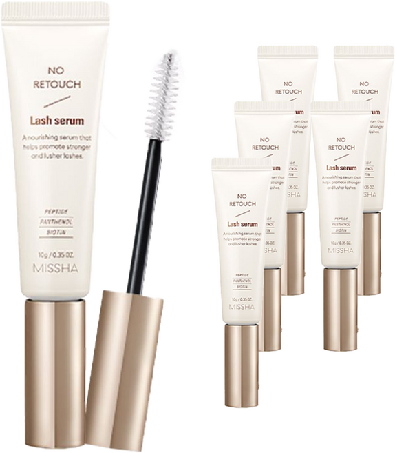 미샤 노 리터치 래쉬 세럼 속눈썹 영양제, 10g, 6개
