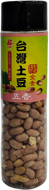 李家興 花生罐 五香, 210g, 1罐