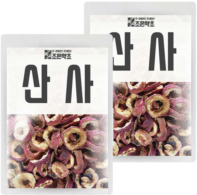 조은약초 산사, 600g, 2개