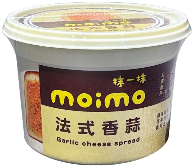moimo 抹一抹 法式香蒜起司抹醬, 230g, 1罐