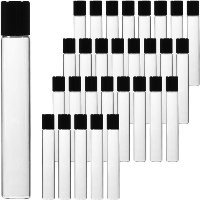 강군샵 롤온 향수 용기 10ml, 50개, 블랙 + 투명