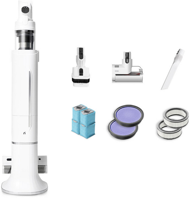 아이닉 무선청소기 i50 아이타워 + 헤드브러시 + 침구 브러시 + 필터 2p 세트 i50 itower, 혼합색상