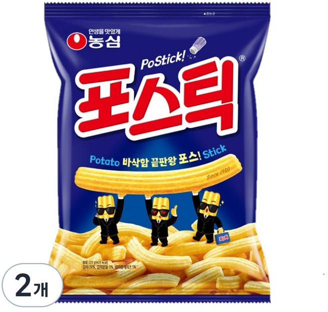 포스틱, 133g, 2개