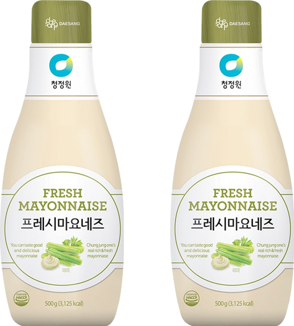 청정원 프레시 마요네즈, 500g, 2개
