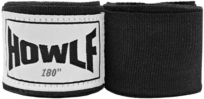 하울프 셀렉트 복싱 핸드랩 양손착용 세트, 블랙, 1세트