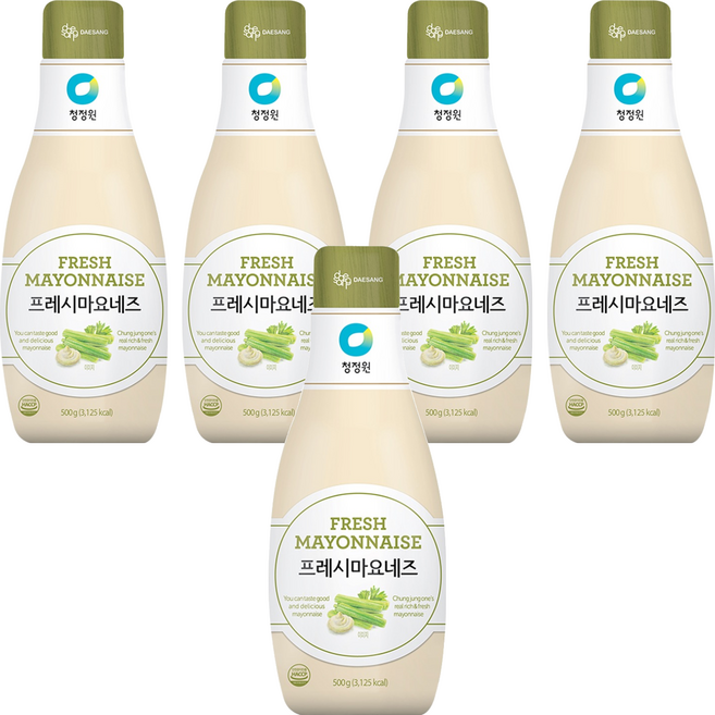 청정원 프레시 마요네즈, 500g, 5개