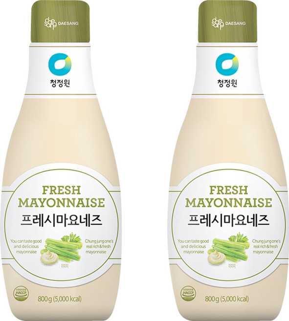 청정원 프레시 마요네즈, 800g, 2개
