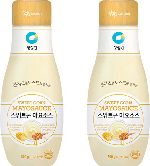청정원 스위트콘 마요소스, 300g, 2개