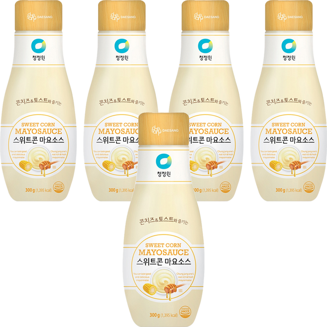 청정원 스위트콘 마요소스, 300g, 5개