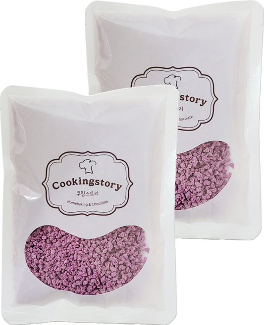 쿠킹스토리 포도쿠키 크런치, 100g, 2개