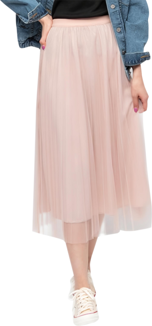 CARET 女款雙層薄紗長裙