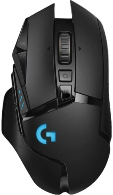 logitech G 羅技G G502 LIGHTSPEED 無線電競滑鼠, 黑色, MR0076