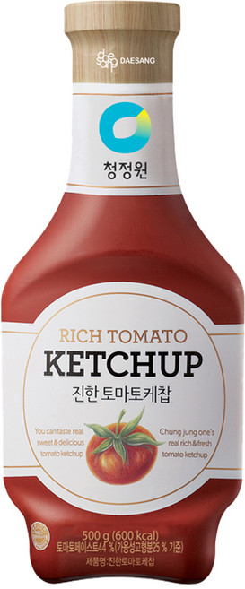 청정원 진한 토마토케찹, 500g, 1개