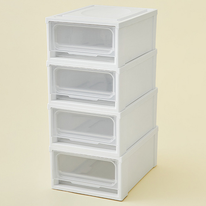 코멧 홈 클리어 4단 서랍함