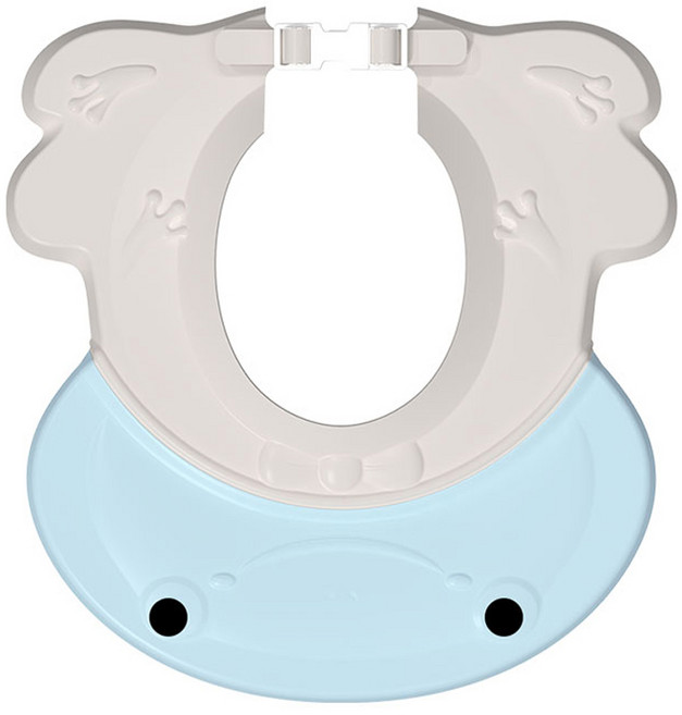 톨스토이 개구리 유아 샴푸캡, 블루, 1개