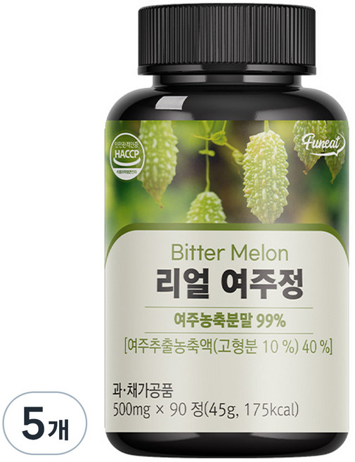 퍼니트 리얼 여주정 45g, 90정, 5개