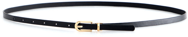 엘쏘 허리 레이어드 얇은 코디 D링 벨트