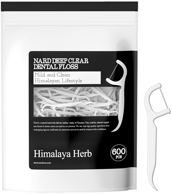 나드 딥클리어 덴탈 치실, 600개입, 1개