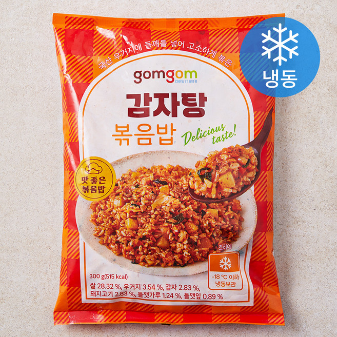 곰곰 감자탕볶음밥 (냉동), 300g, 3개