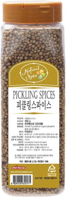 내츄럴스파이스 피클링 스파이스, 450g, 1개