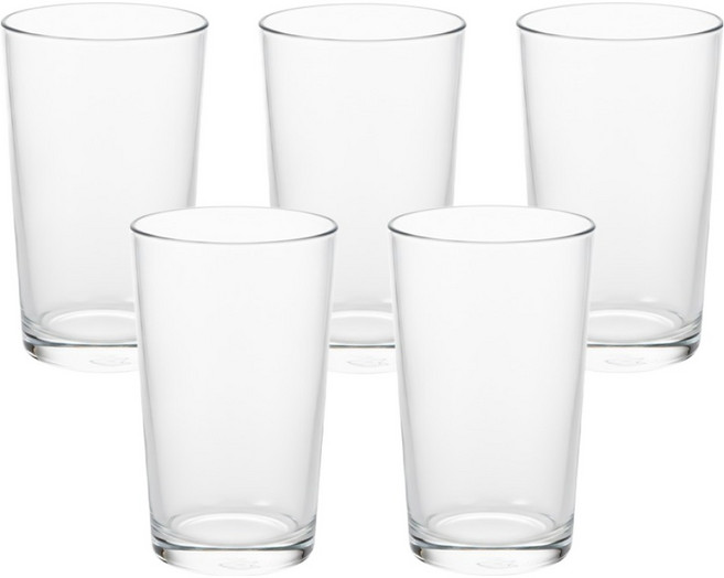 리빙메이트 국산 안깨지는 PC 맥주잔, 5개