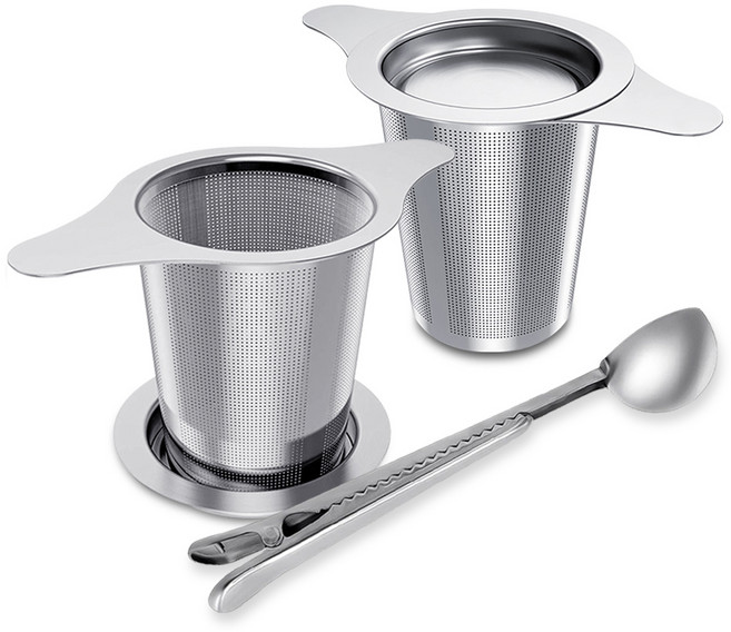 벨라쿠진 티 인퓨저 거름망 2p + 커피 스쿱, 1세트