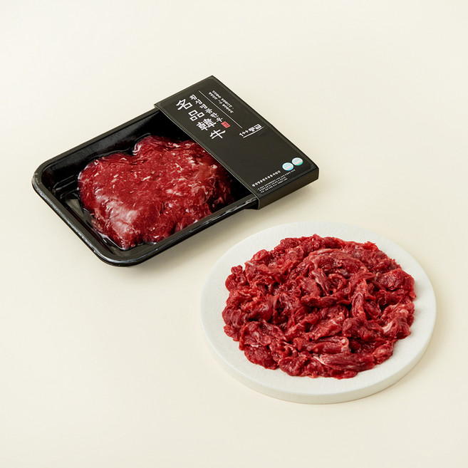횡성한우 1++ 불고기용 (냉장), 300g, 1개
