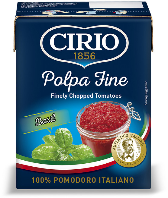 치리오 다진 토마토 바질, 390g, 1개