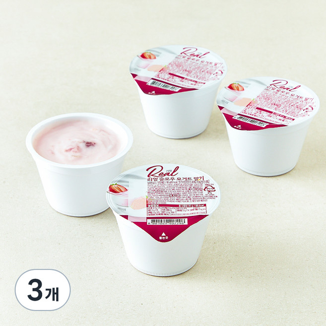 남양유업 리얼 슬로우 요거트 딸기, 80g, 12개