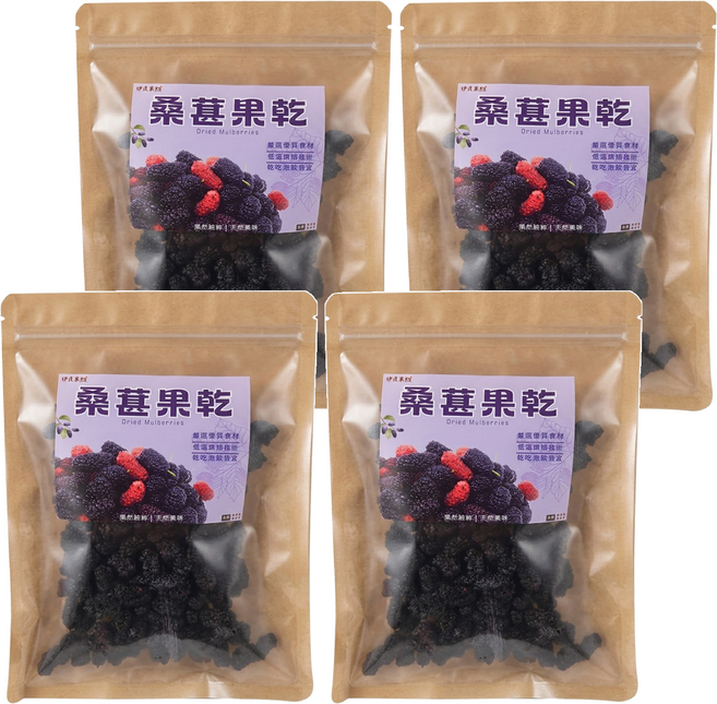 伊貝果然 桑葚果乾, 4個, 200g