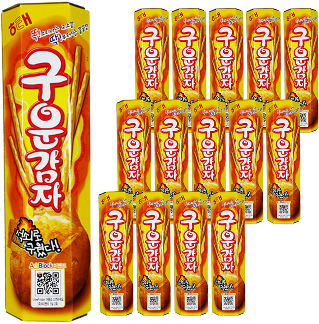 해태제과 구운감자, 27g, 15개