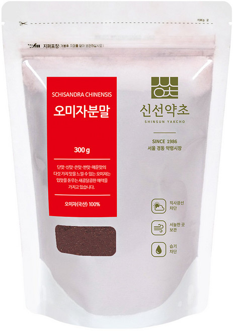신선약초 오미자 분말, 300g, 1개