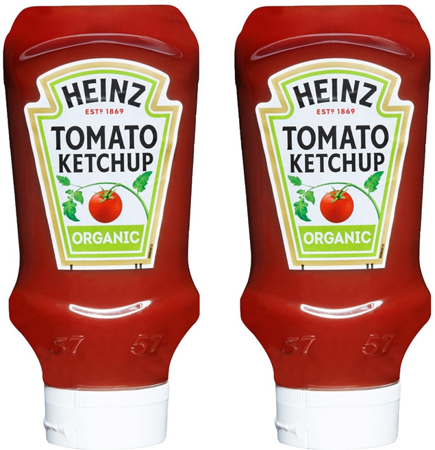 하인즈 유기농 토마토케찹, 580g, 2개