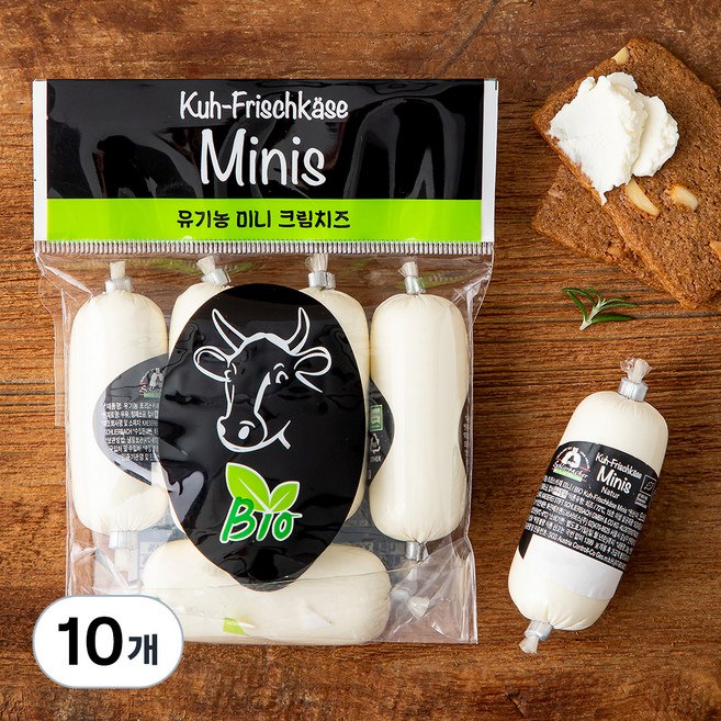 유기가공식품인증 프리스카제 미니 크림치즈, 24g, 5개입, 2개