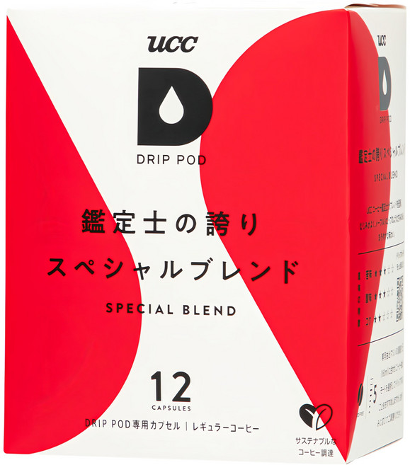 ucc 嚴選精選綜合咖啡膠囊, 7.5g, 1盒, 12顆