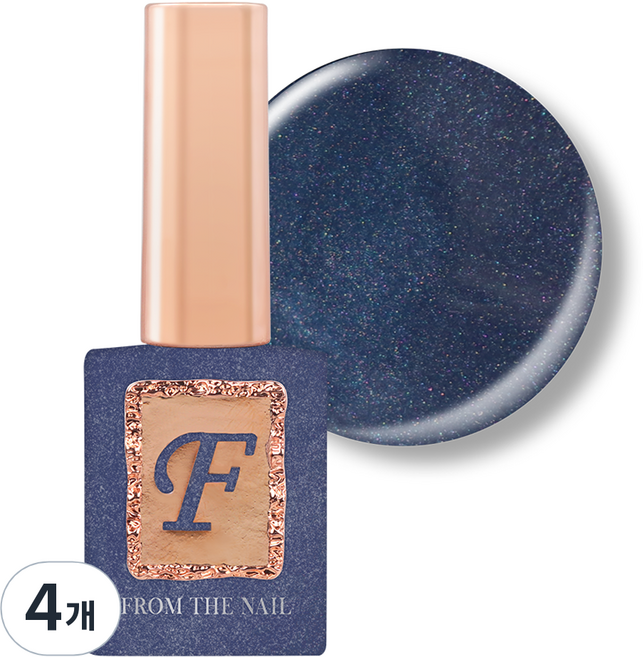프롬더네일 GLITTER 젤네일, 10g, FU45, 4개