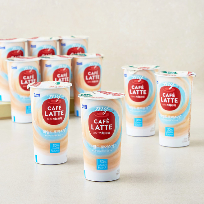 마이카페라떼 마일드 로어슈거 컴포리드, 220ml, 10개