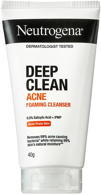 뉴트로지나 딥 클린 아크네 포밍 클렌저, 40g, 1개 - 쿠팡