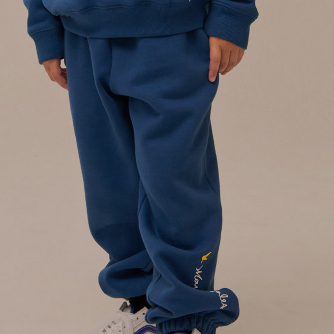 MARK GONZALES KIDS 兒童 Angel Essential 刷毛保暖束口褲