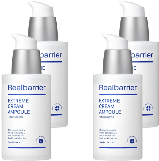 리얼베리어 익스트림 크림 앰플, 50ml, 4개 - 쿠팡