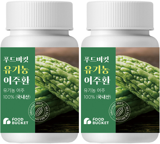 푸드버킷 유기농여주환, 100g, 2개