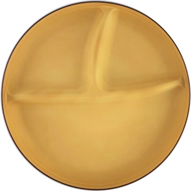 三義漆器店 樹脂分隔餐盤 深圓盤 23.6 x 3.2cm, 綠色, 1個