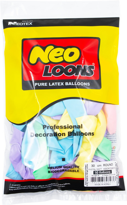 네오룬스 파스텔 매트 어소트먼트 50개입, 혼합색상, 1개