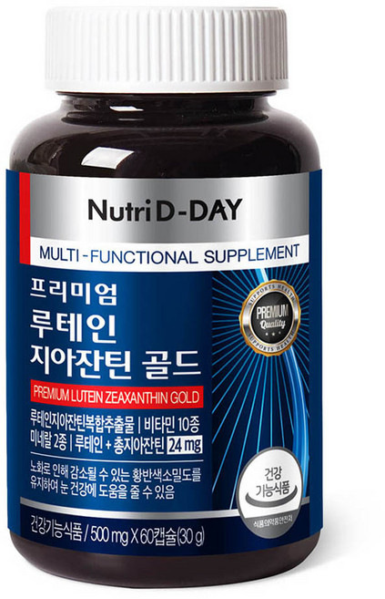 뉴트리디데이 프리미엄 루테인 지아잔틴 골드, 60정, 1개