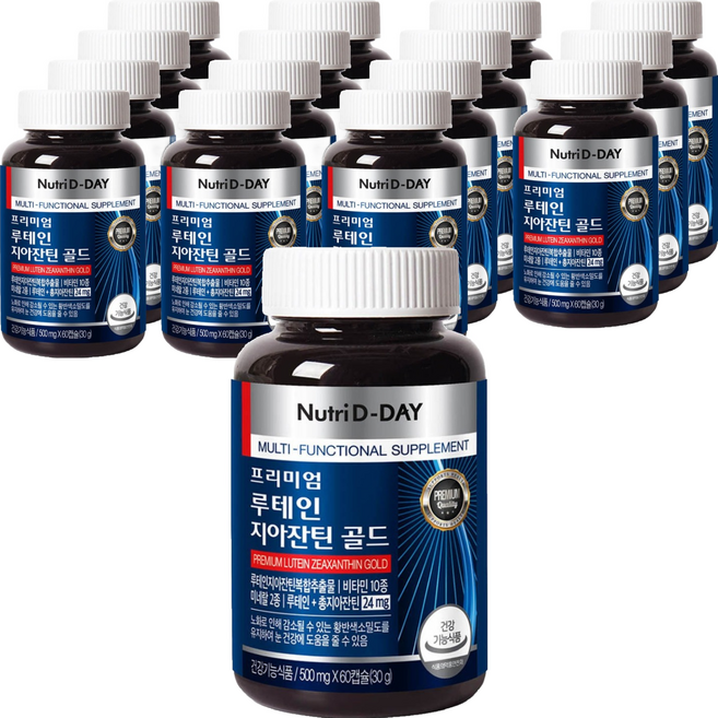 뉴트리디데이 프리미엄 루테인 지아잔틴 골드, 60정, 16개