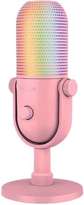 RAZER 雷蛇 Seiren 魔音海妖 V3 幻彩版 麥克風, 粉晶, RZ19-05060300-R3M1