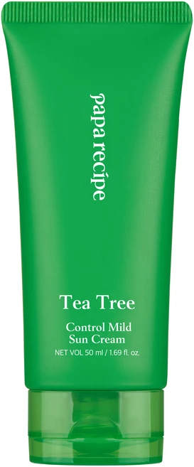 파파레서피 티트리 컨트롤 마일드 선 크림 SPF50+ PA++++, 50ml, 1개